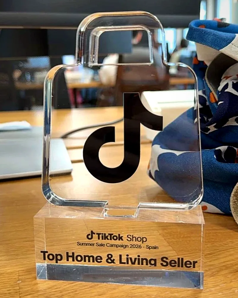 Trofeo de TikTok Shop: Top Home & Living Seller, Summer Sale Campaign 2026 España